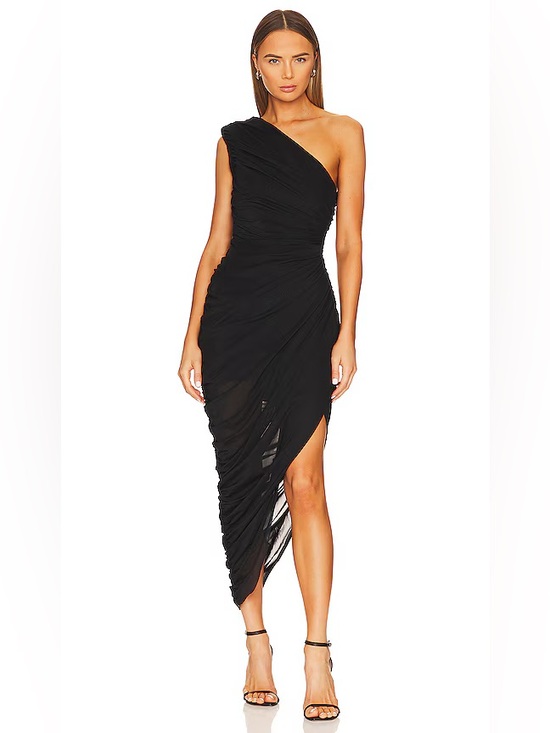 Elliatt Dresses & Skirts - ELLIATT Genie Dress in Black One Shoulder Midi